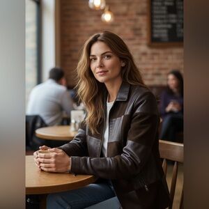 Gucci Vintage Lambskin & Suede block checked designer jacket